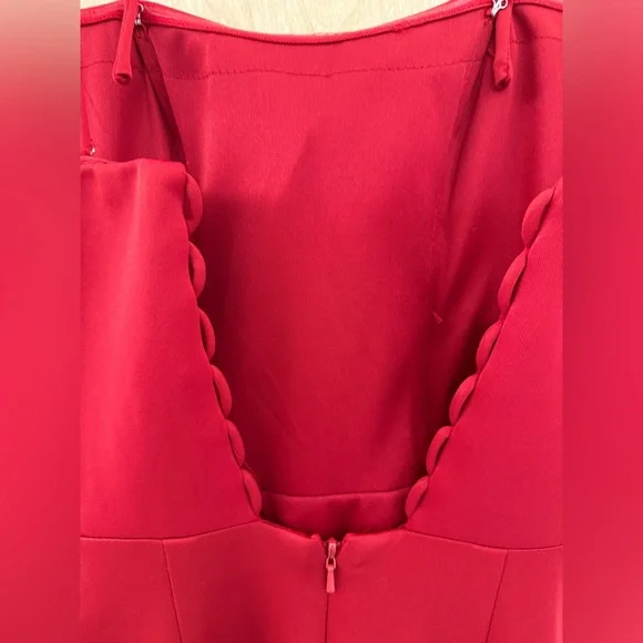 Ladivine Red Strapless Dress. - Picture 8 of 15